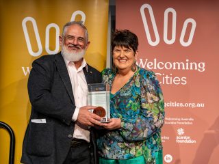 Con Pagonis awarded for advancing a welcoming Australia